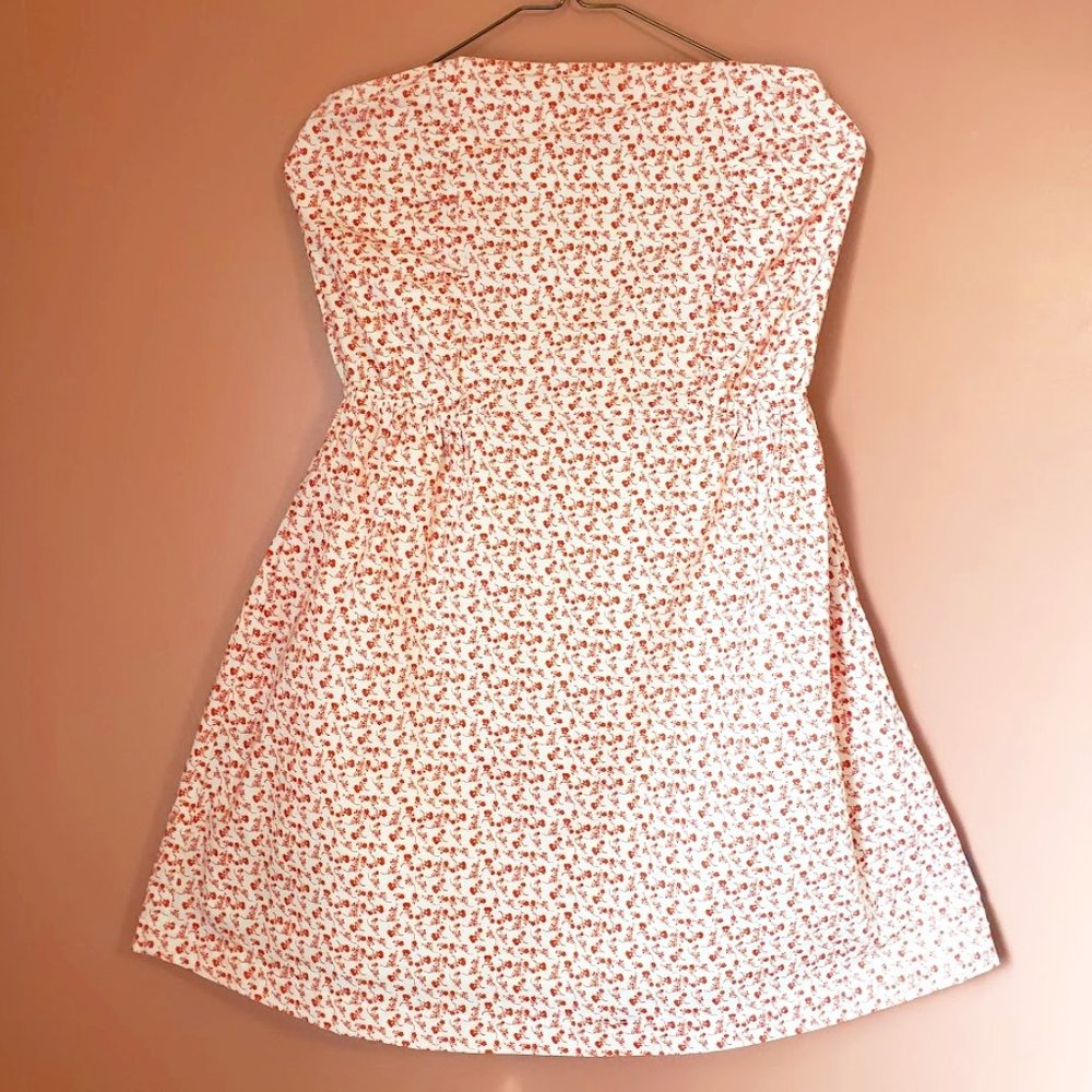 Mudd strapless floral dress - Medium